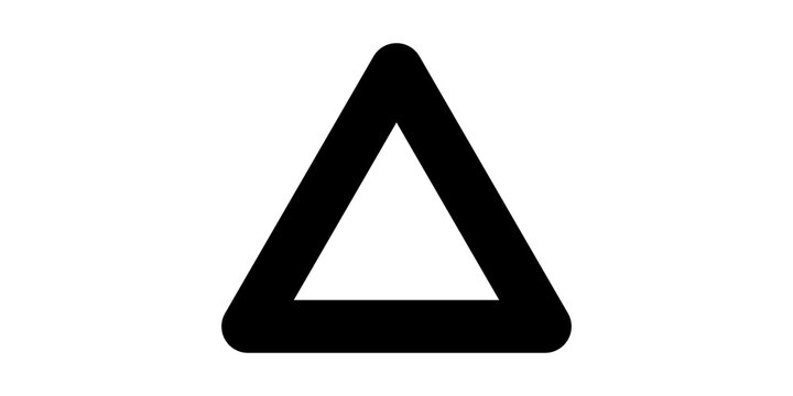 bold triangle line