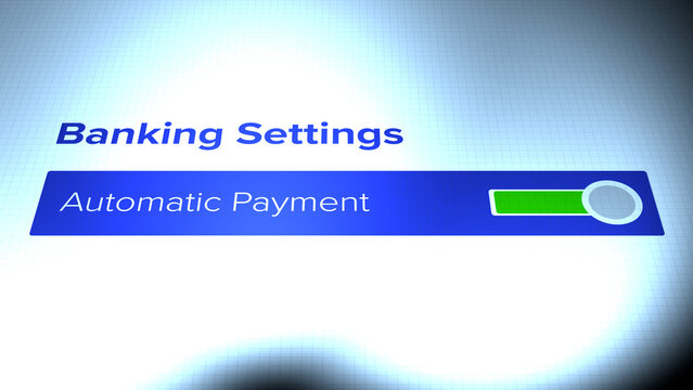 Automatic Payment for Bank Interface.