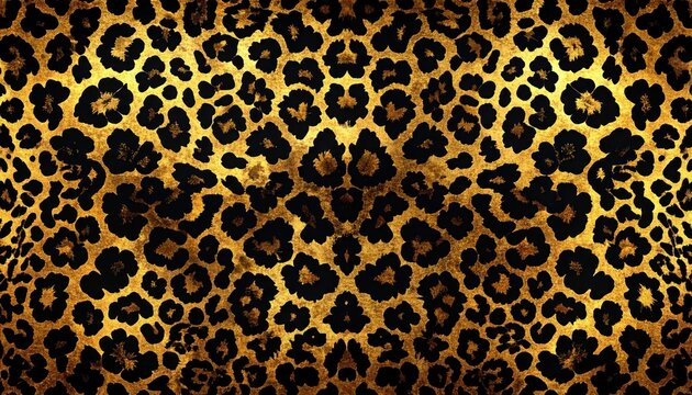 Intricate Leopard Print Design - A Symphony of Spots and Textures.