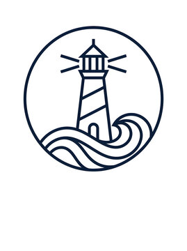 lighthouse icon vector illustration