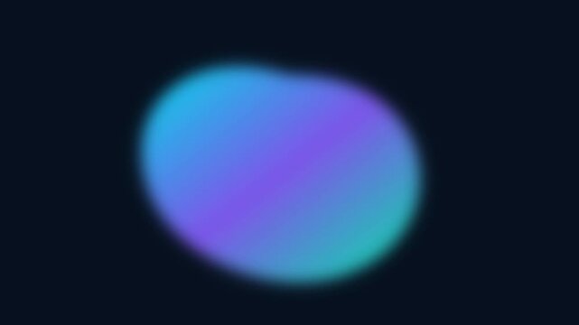 Soft glowing blue oval shape on dark background