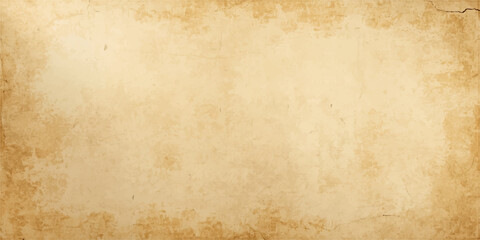 Fototapeta premium Grungy-Weathered Parchment Background With Heavy Stained Border 