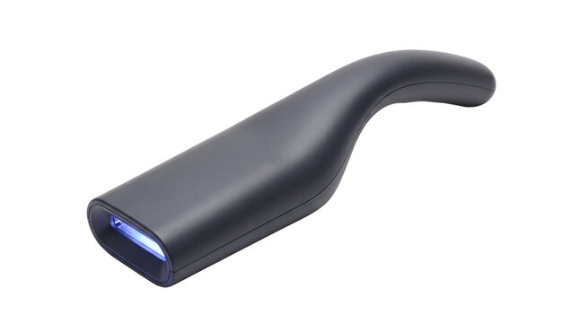 Modern handheld optical scanner isolated on transparent background png