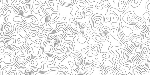 Fototapeta premium Modern abstract topography contour map background, geographic mapping lines with smooth organic curves, for website, header and print layout.