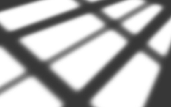 Abstract window frame shadow overlay effect on a white background for realistic product mockup presentation.