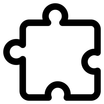 puzzel icon illustration