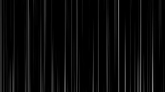 upward speed lines moving with alpha channel. anime background, manga speed lines. Anime vertical speed lines seamless recurring speed line background.