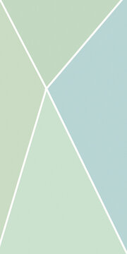 Soft sage and powder blue planes intersect with crisp white lines, creating a calm minimalist composition suited to contemporary branding, presentations, and web layouts.