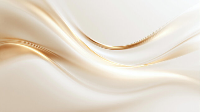 Abstract Elegant Gold Silk Wave Background