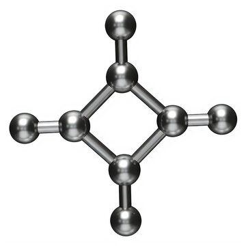 3d molecular structure of methane gas illustration
