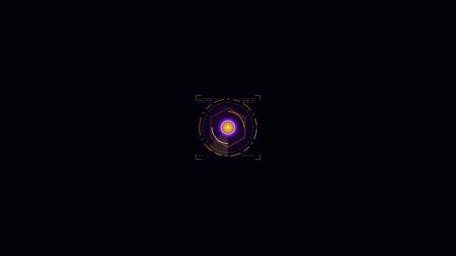 Dynamic motion of colorful abstract light patterns in space for digital art and technology visuals.