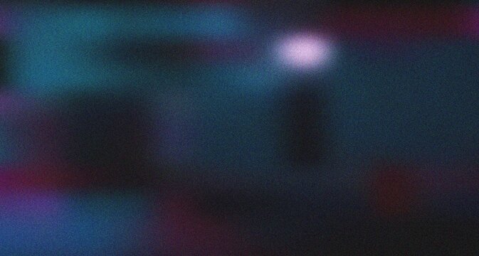Abstract dark blue and teal light blur with subtle purple hues creating a mesmerizing artistic expression