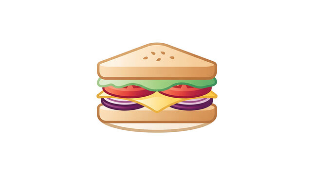 Delicious club sandwich with fresh vegetables and cheese on white background, healthy lunch concept