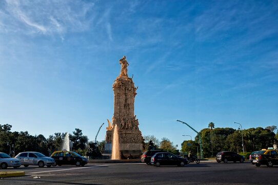 Monument of the Spanish in Palermo, Buenos Aires, Argentina