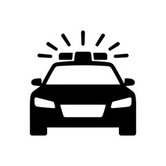 Police Car with Siren Icon © Suriya