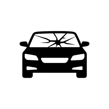 Cracked Windshield Icon