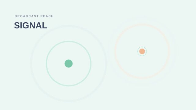 Dynamic motion of signal waves in a futuristic digital environment for technology and communication.