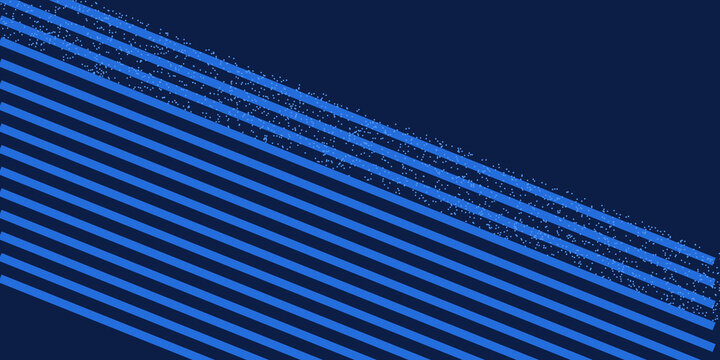 Diagonal blue lines pattern on dark navy background abstract geometric design.