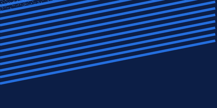 Diagonal blue lines pattern on dark navy background abstract geometric design.