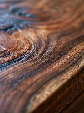 Extreme macro close-up of natural wood grain with rich organic texture