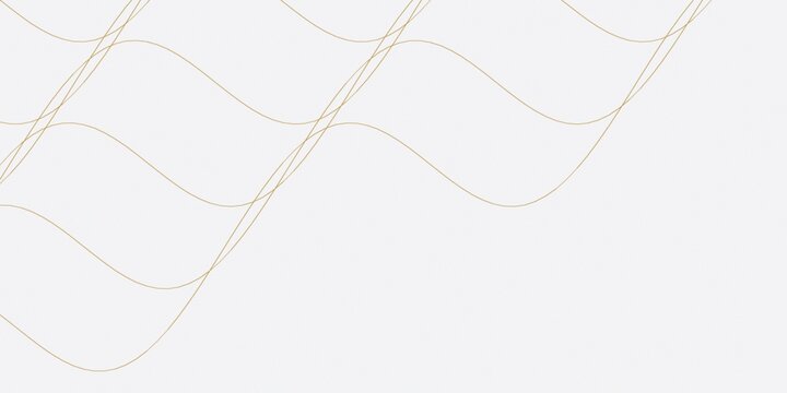Minimal abstract pattern with thin diagonal wavy lines on white background.