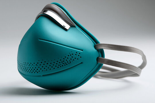 Protective mask on a light background