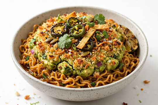 Baked Guacamole x Ramen (Crunchy)
