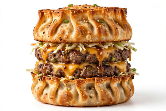 Baked Gyoza x Burger (Double)