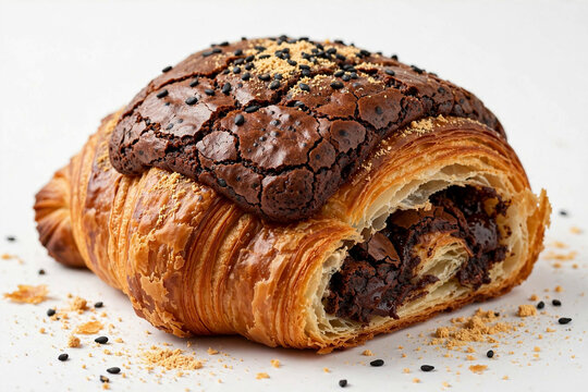 Brownie croissant - Korean Baked Style