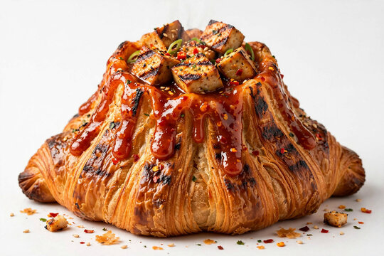 Grilled Tofu x Croissant (Volcano)