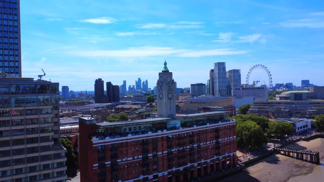 OXO Tower London 4K Drone Footage