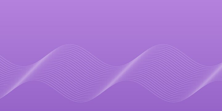 Abstract purple background with soft glowing diagonal wave lines.