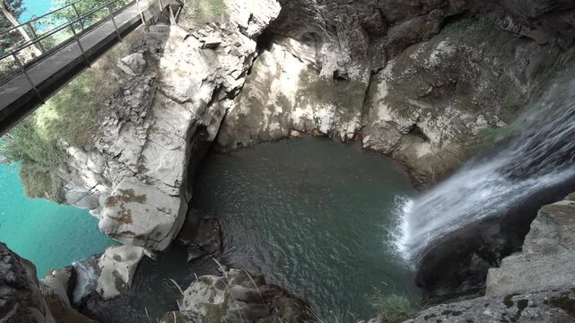 Risleten Wasserfall Risletenschlucht Nidwalden Schweiz - Sehensw&uuml;rdigkeiten Schweiz