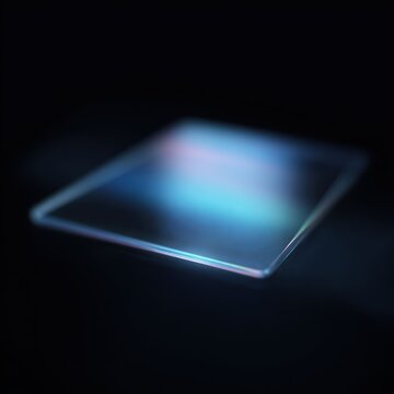 futuristic holographic interface element isolated transparent background ui design asset