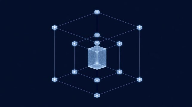Blockchain framework visualizing transparency and decentralized trust systems