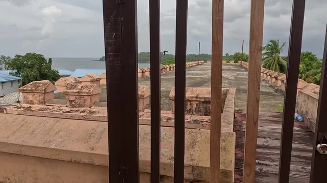 Cellular Jail Rooftop View of Port Blair and Surrounding Coastal Landscape