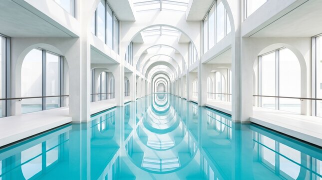 flooded corridor