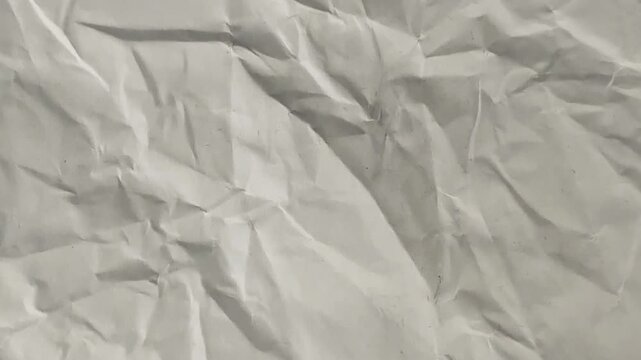 White crumpled paper texture background creased page abstract pattern design