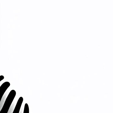 Zebra's black and white stripes create a unique border, exotic background, animal print