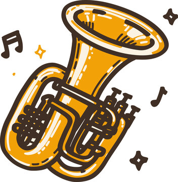 Tuba with musical notes.
Fun Oktoberfest music clipart.
Perfect for invitations, party decor, Cricut, stickers, and DIY projects.
