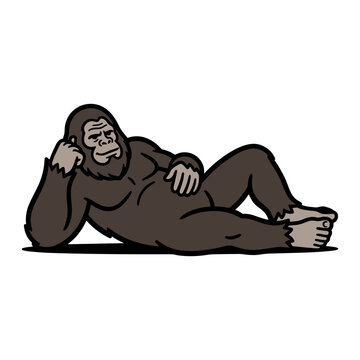 Bigfoot Lounging