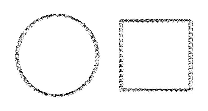 Black Grunge Frame Set. Featuring circular frames, square frames, distressed borders, rough edges, decorative overlays, and vintage styles. PNG transperant set. 