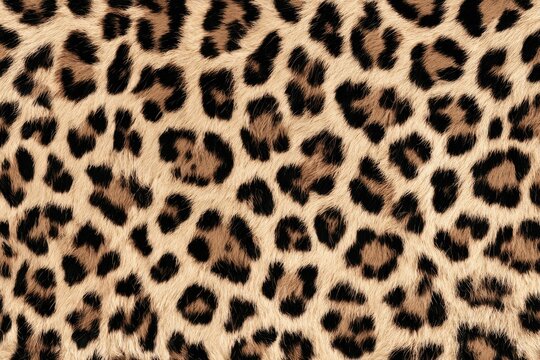 Close-up texture of a spotted animal coat, featuring rosettes