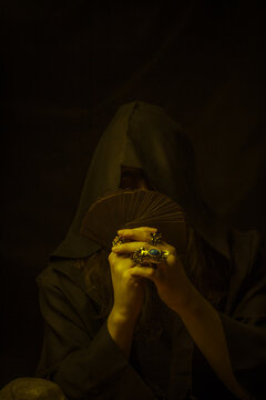 Mysterious hooded cultist