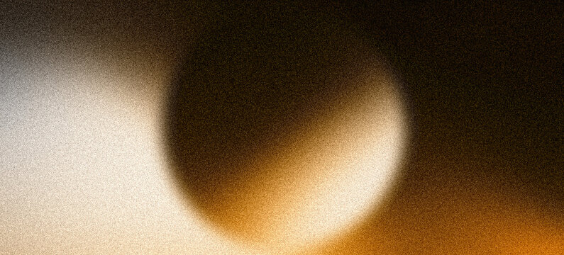 Grainy gradient background gold beige bronze brown mysterious fantasy planet, grain texture vibrant wallpaper, banner, header, landing page backdrop or event poster design