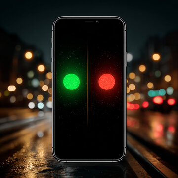 red traffic light