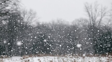 Fototapeta premium Snowfall backdrop for winter and seasonal brand content