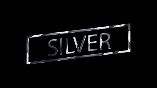 luxury prestige titles intro motion graphic blank space with alpha channel