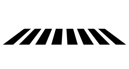 zebra crossing perspective vector © Artistianminds