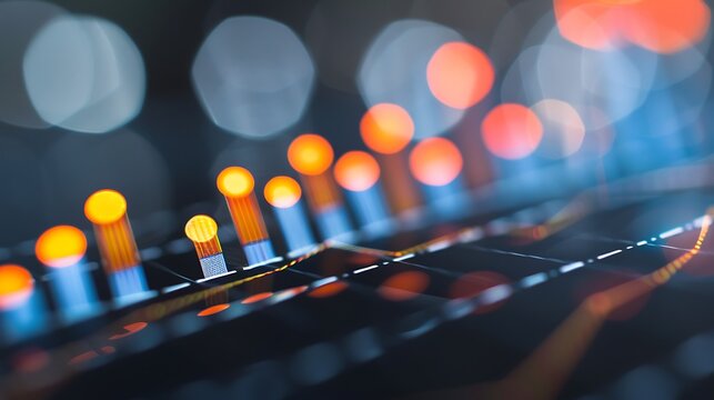 Macro View of High Frequency Electronic Market Data Analytics and Neon Lights